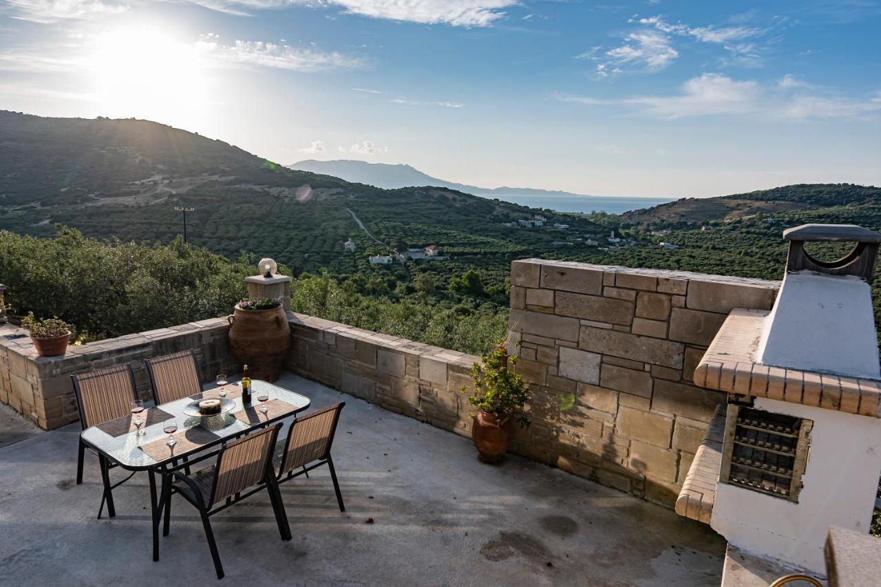 Rikanthos Stone Sea View Apartment Ι Falelianá Dış mekan fotoğraf